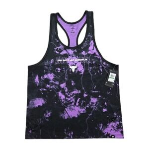 New Under Armour Rock Project Tank Top Mens Large Mesh Iron Paradise